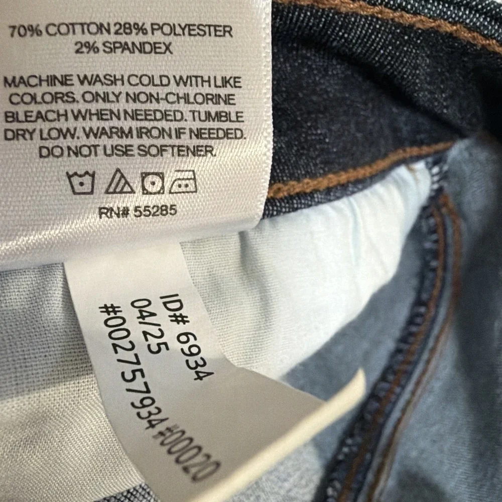 Express Straight Leg Dark Wash Men's Jeans Size 32x32 Indigo Denim